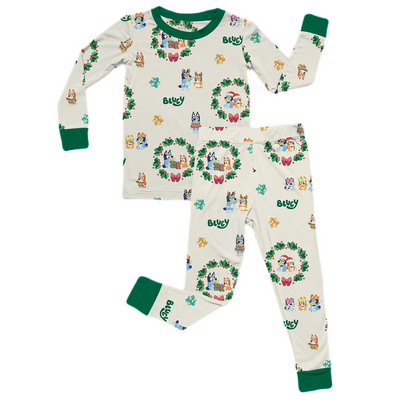 Home for the Holidays Kids PJ Set | Bluey™