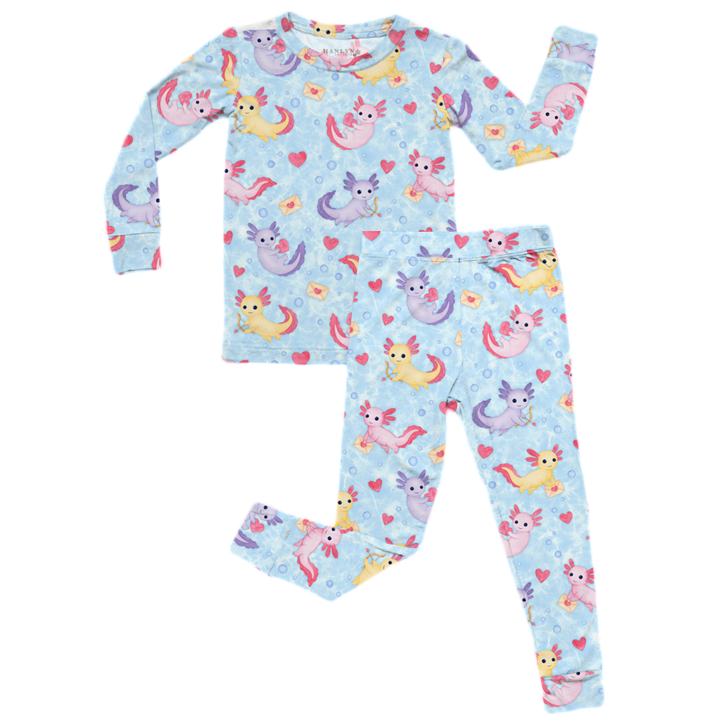 I Love You Alotl Kids Two Piece Lounge Set