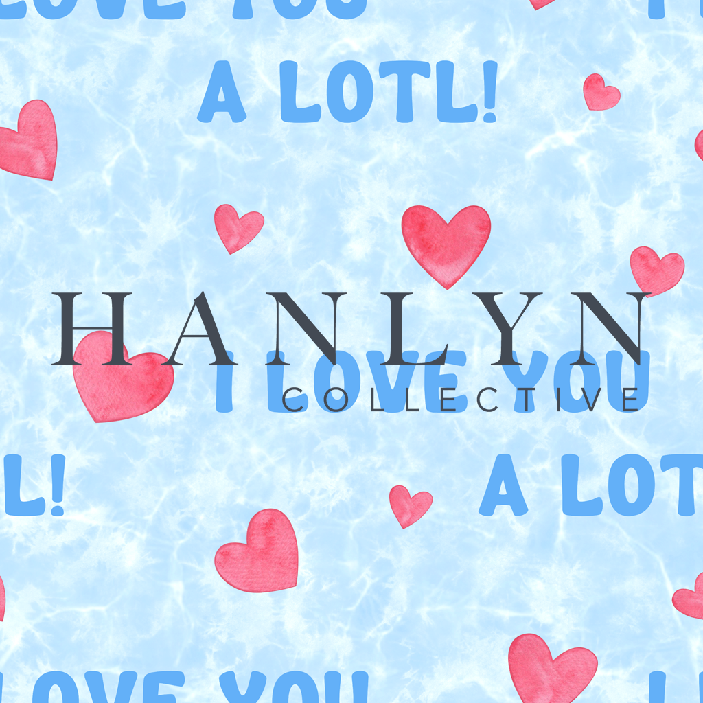 I Love You Alotl Kids Blanket (40x40)