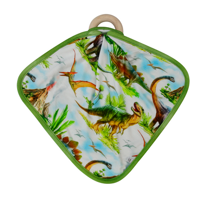 Classic Jurassic Lovey With Teething Ring