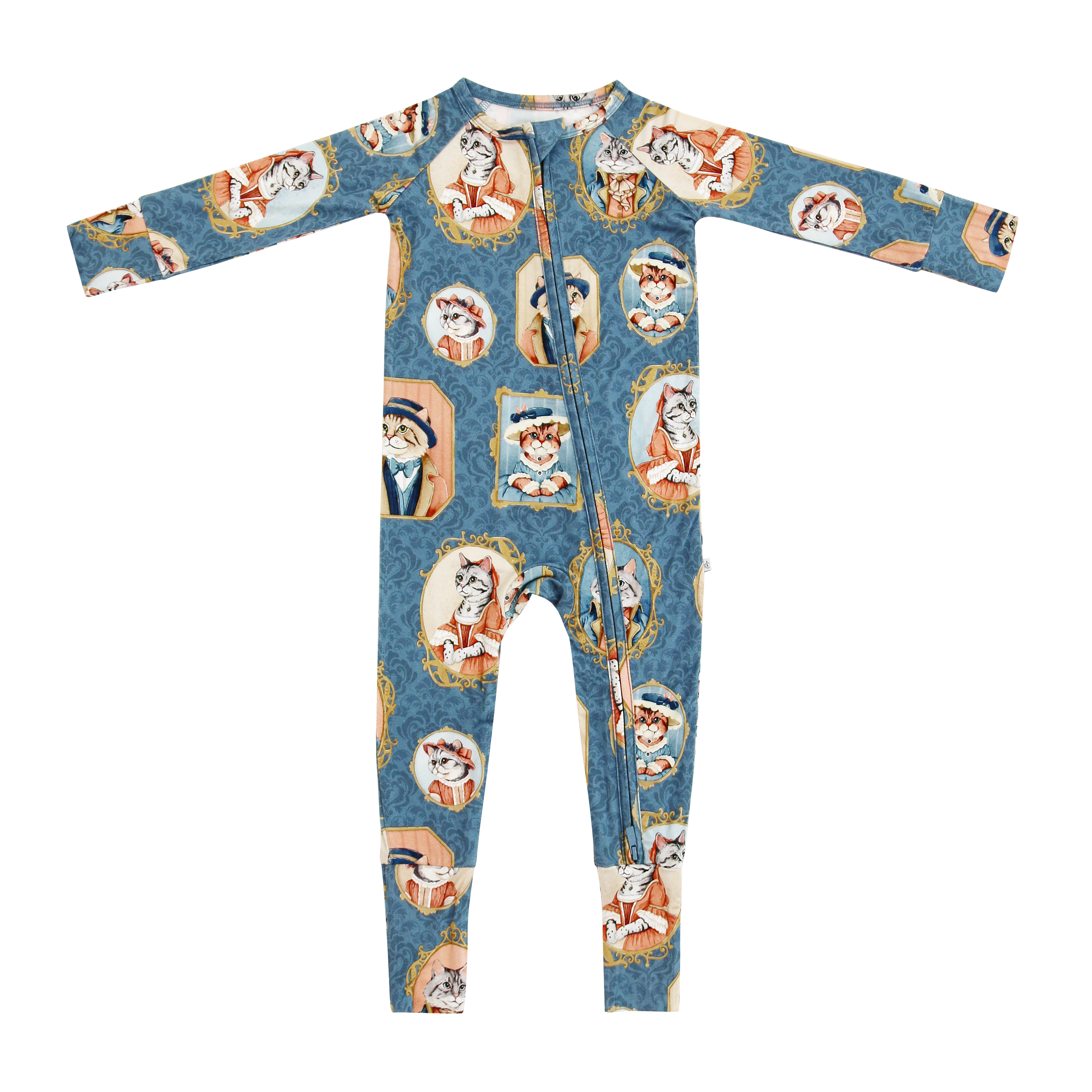 Downton Tabby Baby Convertible Romper