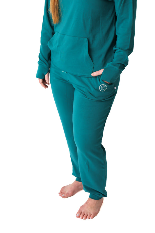Teal Me More Adult Jogger Track Pants
