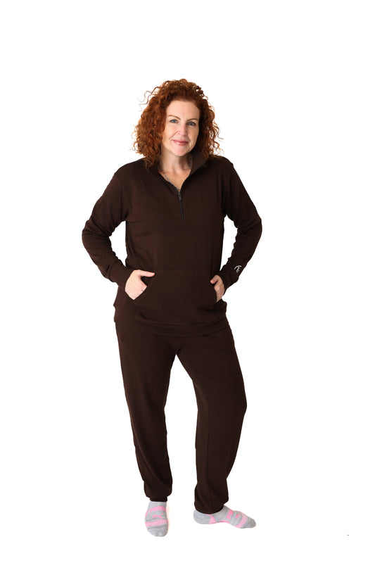 Coffee Bean Adult Jogger Track Pants