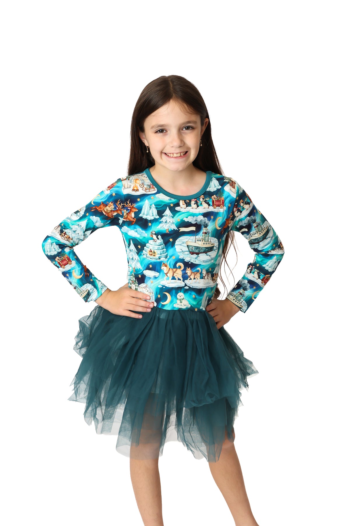 Aurora Adventures Long Sleeve Tutu Dress