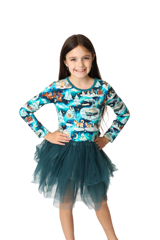 Aurora Adventures Long Sleeve Tutu Dress