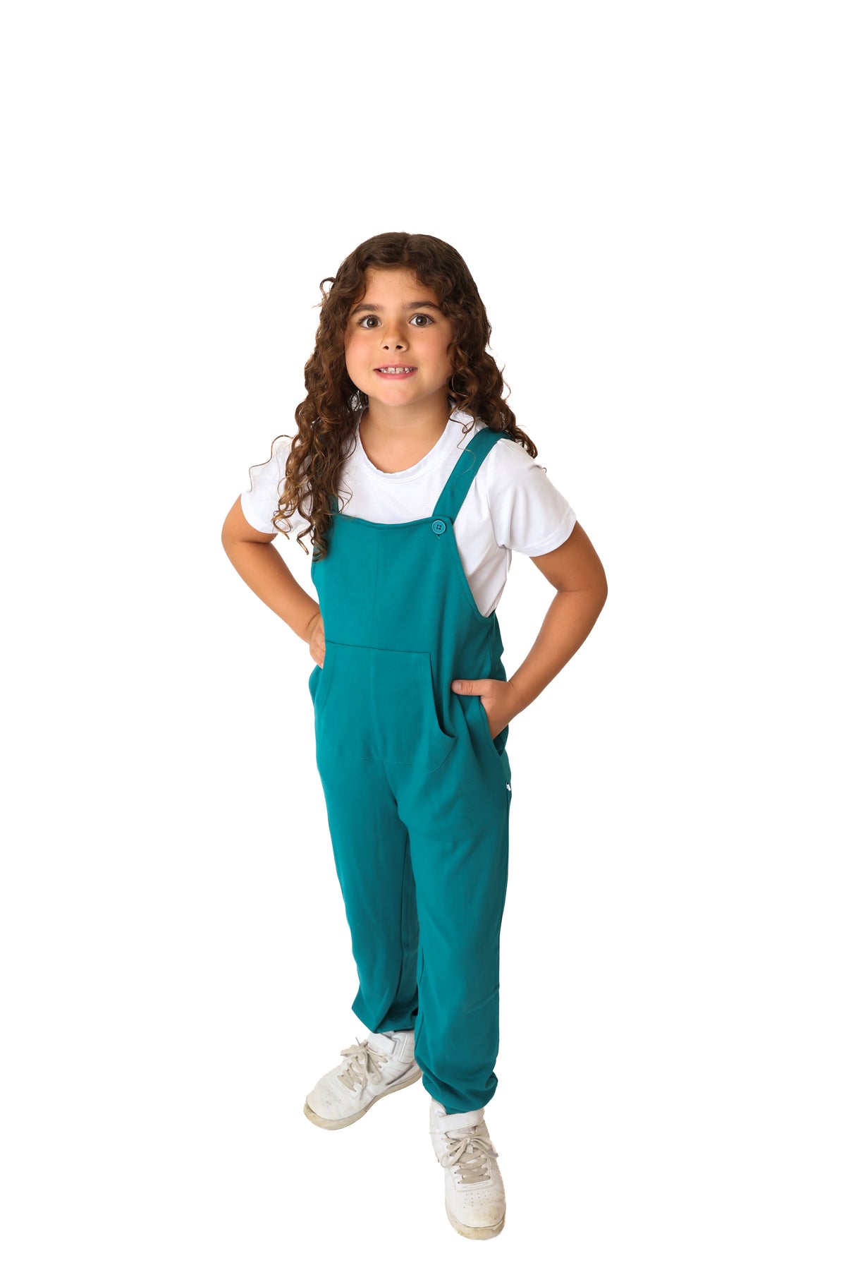 Teal Me More Kids Overalls