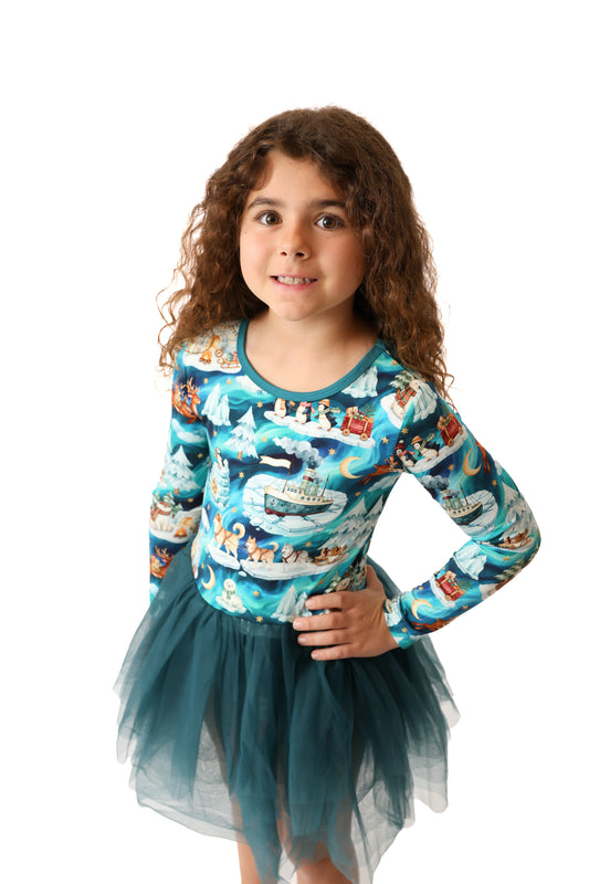 Aurora Adventures Long Sleeve Tutu Dress