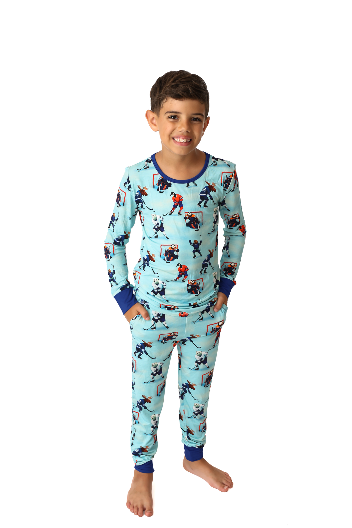 Wild On The Ice Kids PJ Set