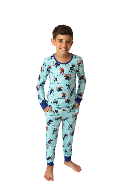 Wild On The Ice Kids PJ Set