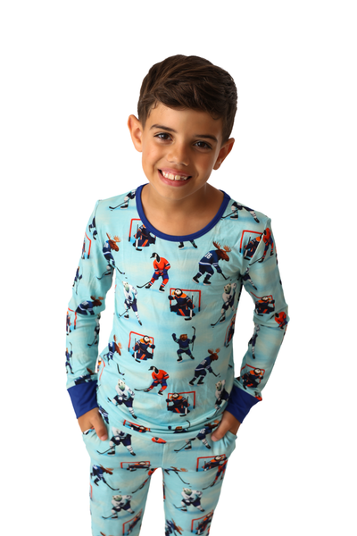 Wild On The Ice Kids PJ Set