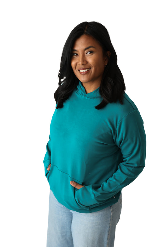 Teal Me More Adult Hoodie
