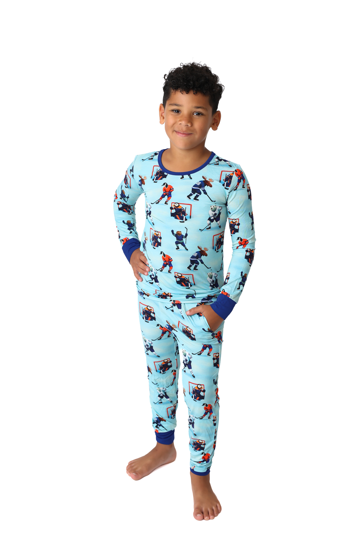 Wild On The Ice Kids PJ Set