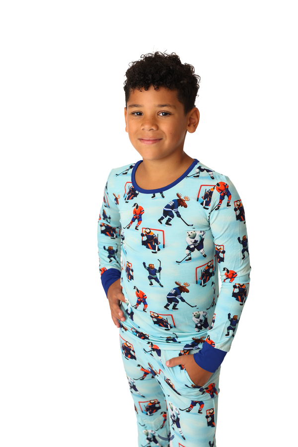 Wild On The Ice Kids PJ Set