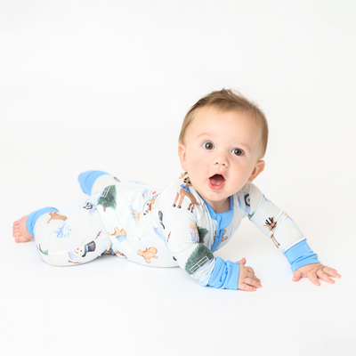 Winter Wonderland BLUE Convertible Romper