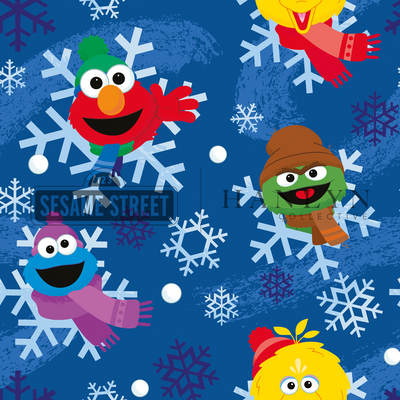 Sesame Snowflakes Ladies Two Piece Lounge Set | Sesame Street