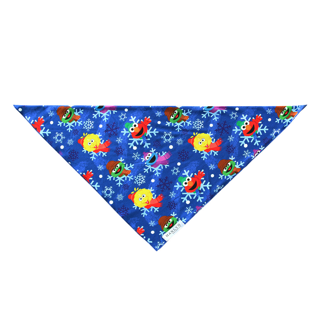 Sesame Snowflakes Animal Bandana | Sesame Street