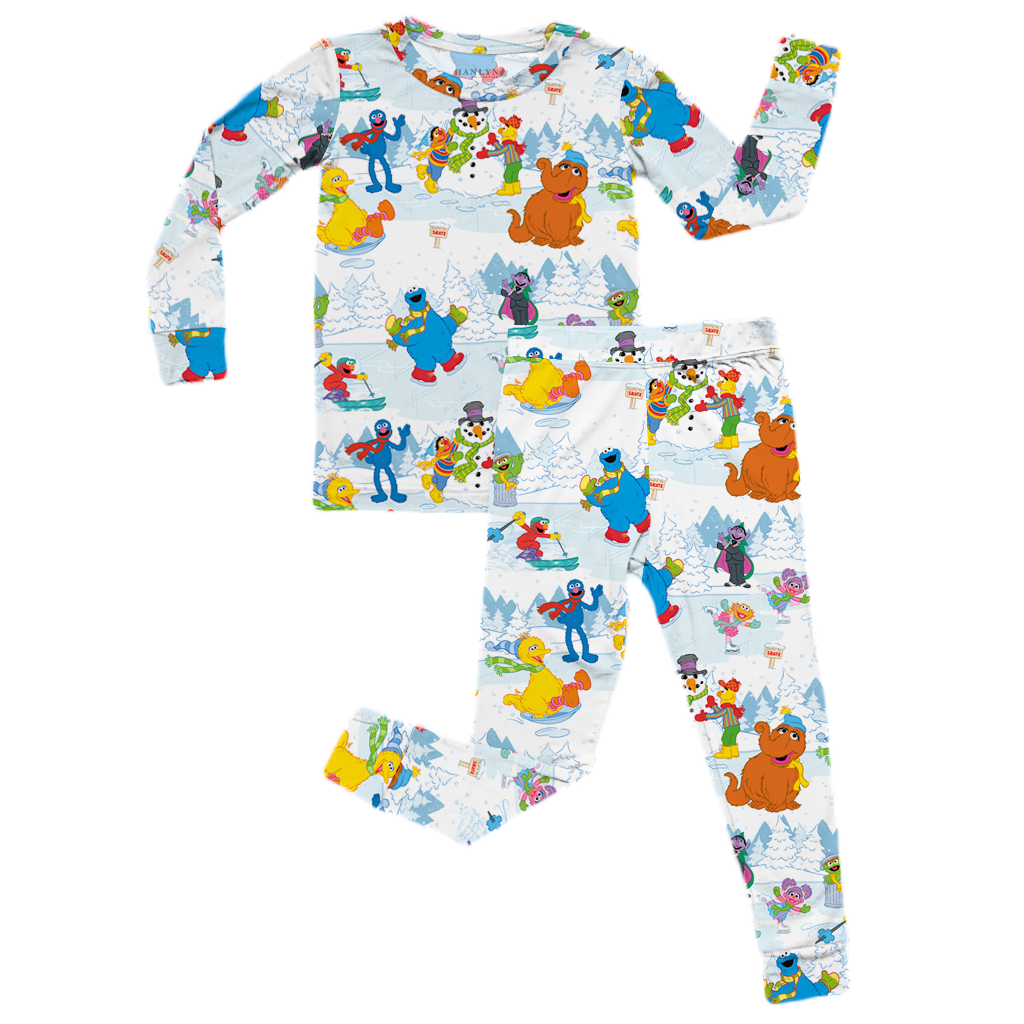 Snow Day Kids Two Piece Lounge Set | Sesame Street