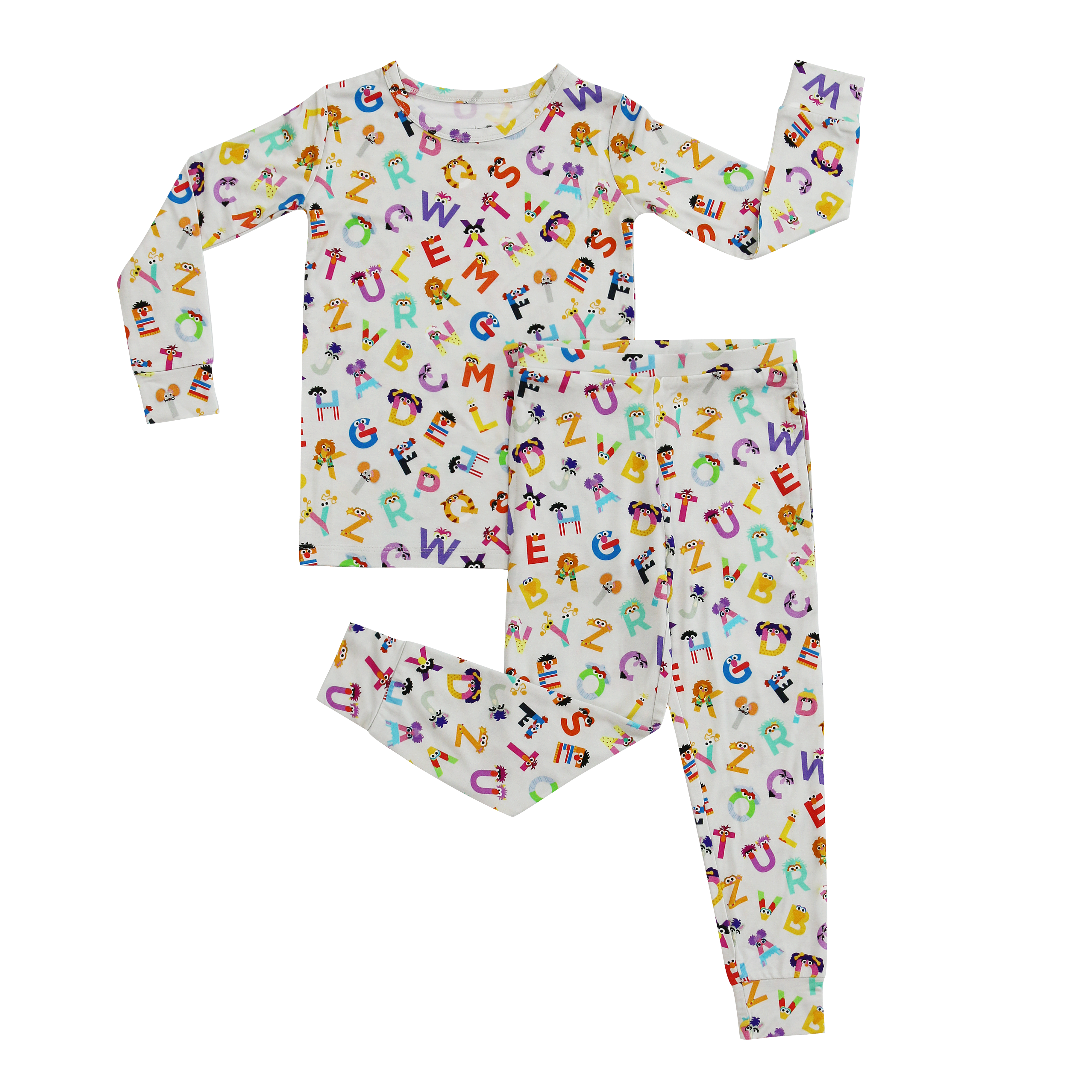 The Monster ABC's Kids Two Piece Lounge Set | Sesame Street