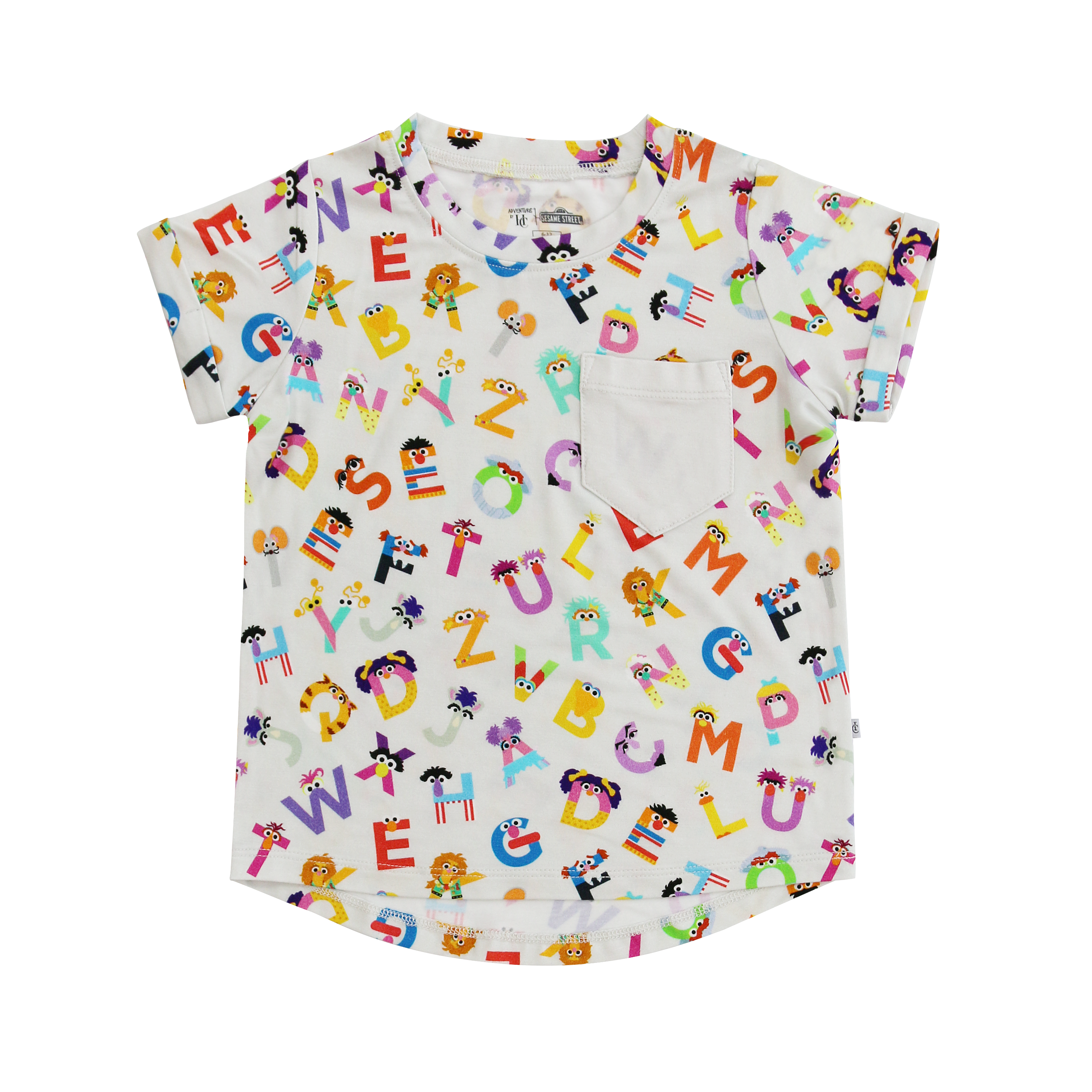 The Monster ABC's pocket t-shirt | Sesame Street