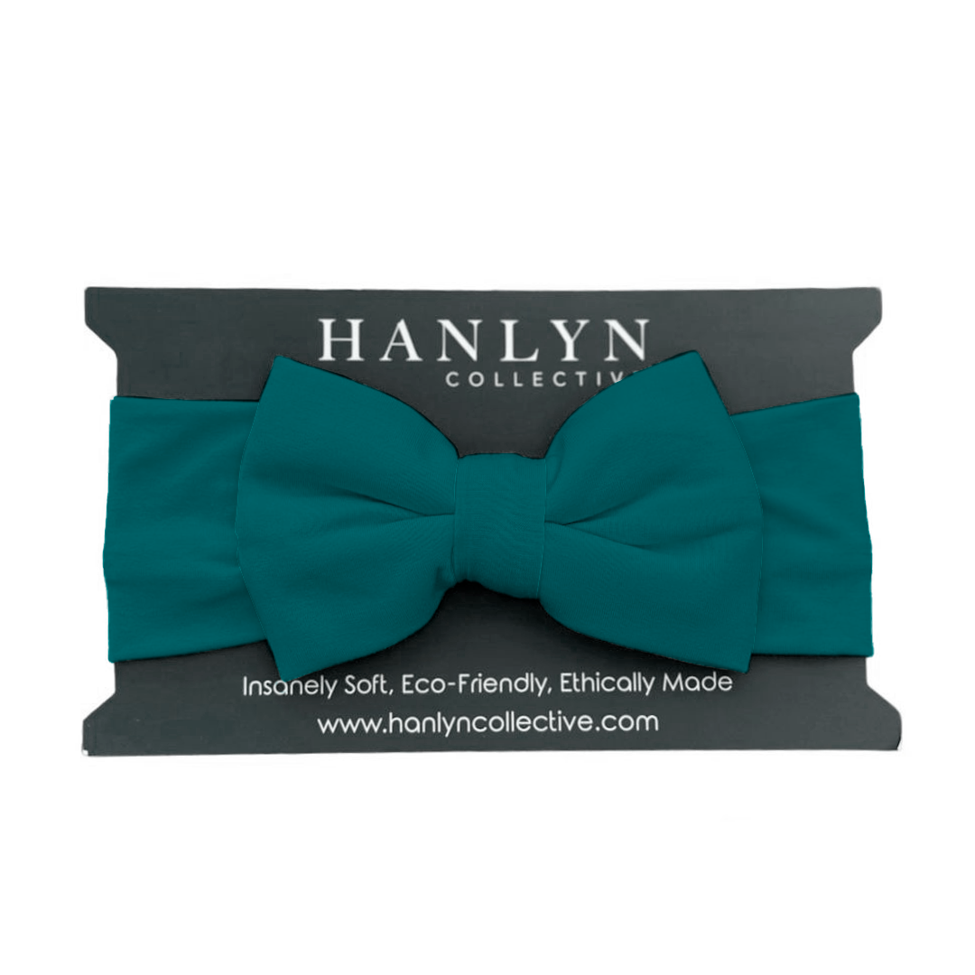 Teal Me More Head Wrap Bow