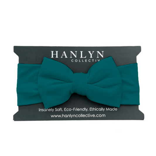 Teal Me More Head Wrap Bow