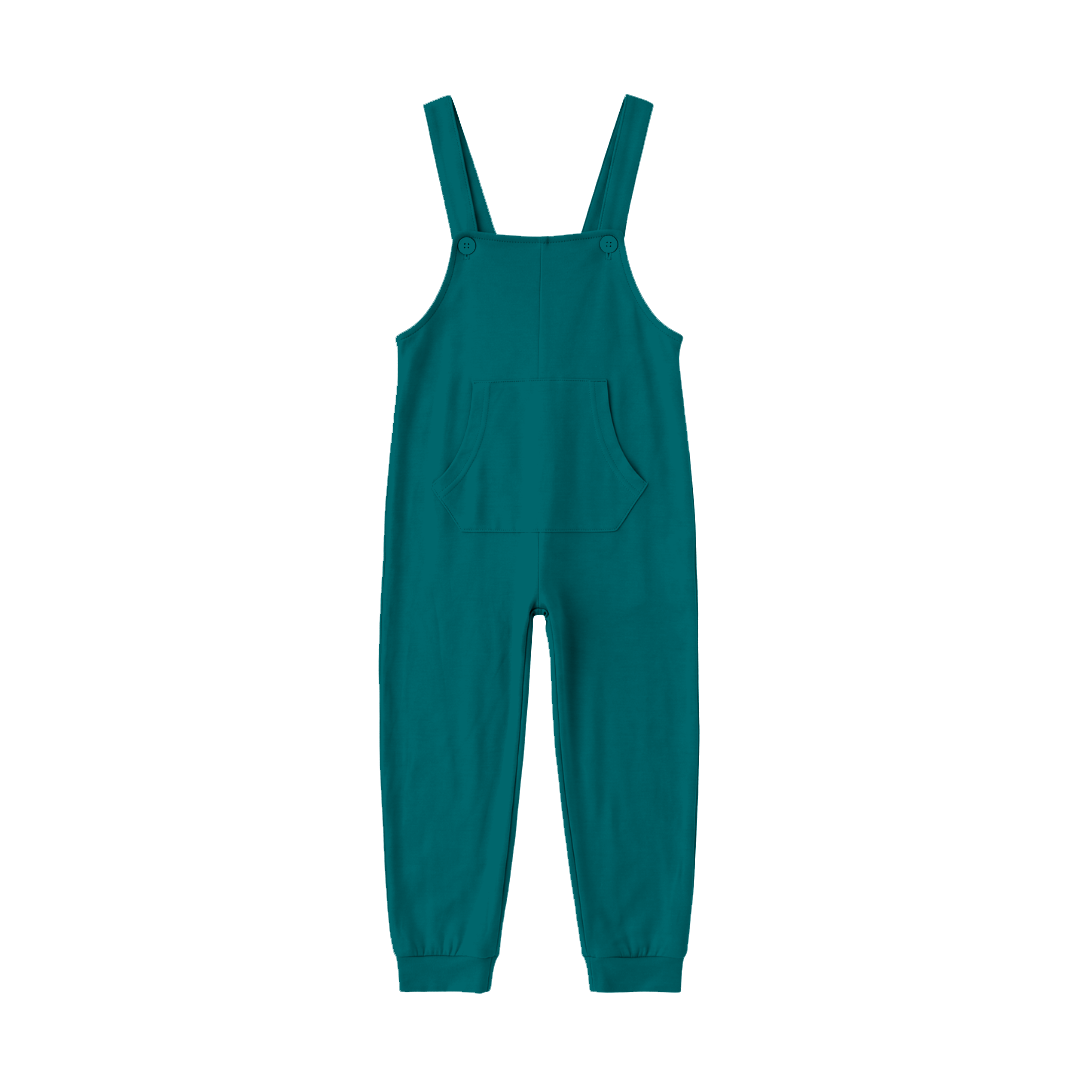 Teal Me More Kids Overalls