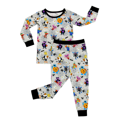 Too Cute To Spook Kids Two Piece Lounge Set | Sesame Street