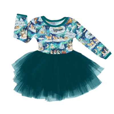 Aurora Adventures Long Sleeve Tutu Dress