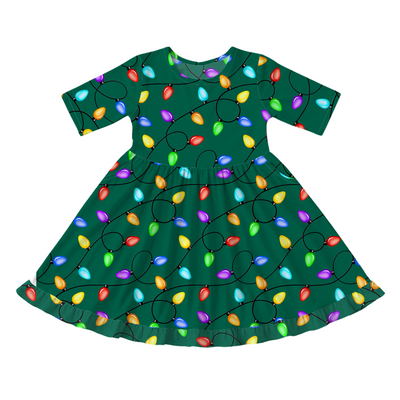 Twinkle All The Way Ruffled Twirl Dress