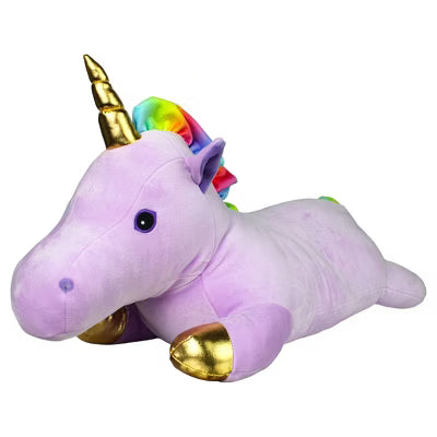Snoozimals Violet The Rainbow Unicorn 20in Plush