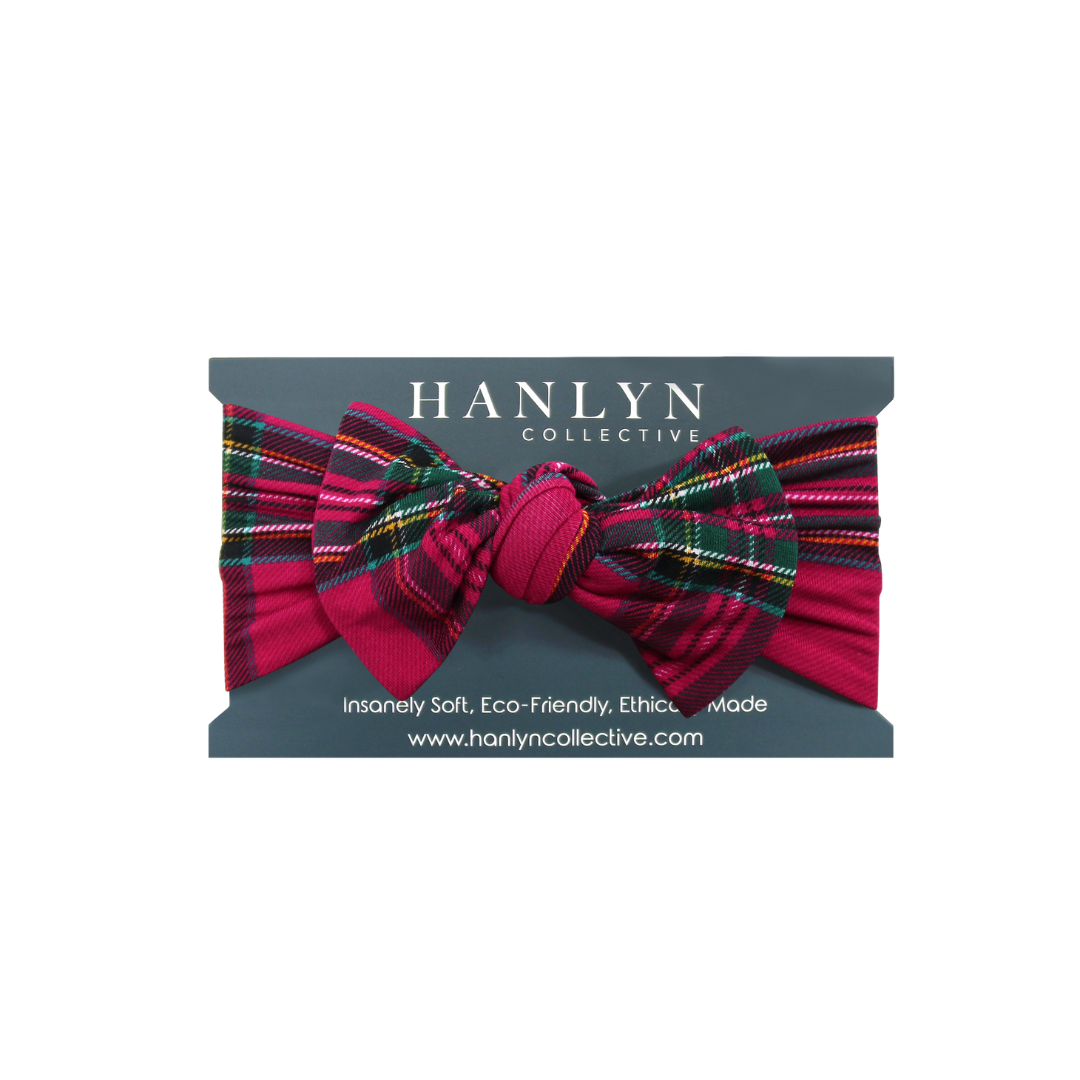 Hanlyn Holiday Plaid Beautiful Bow