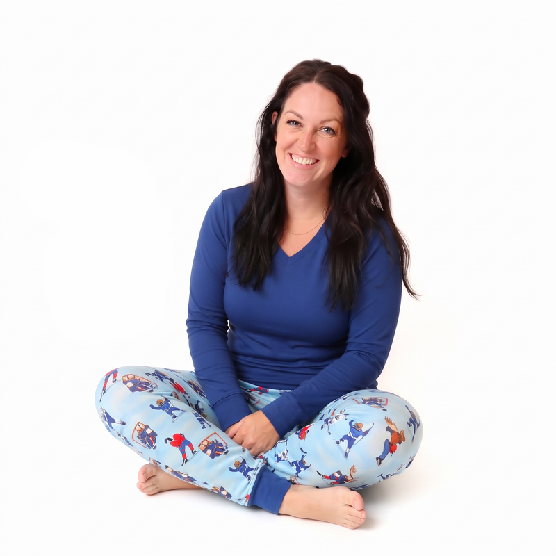 Wild On The Ice Ladies PJ Set