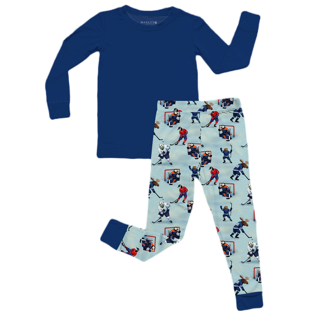 Wild On The Ice Men's PJ Set