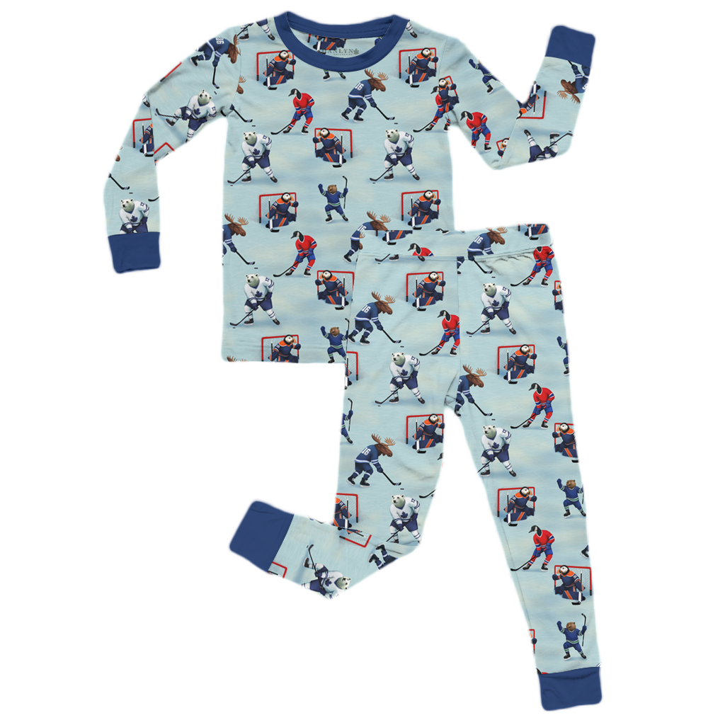 Wild On The Ice Kids PJ Set