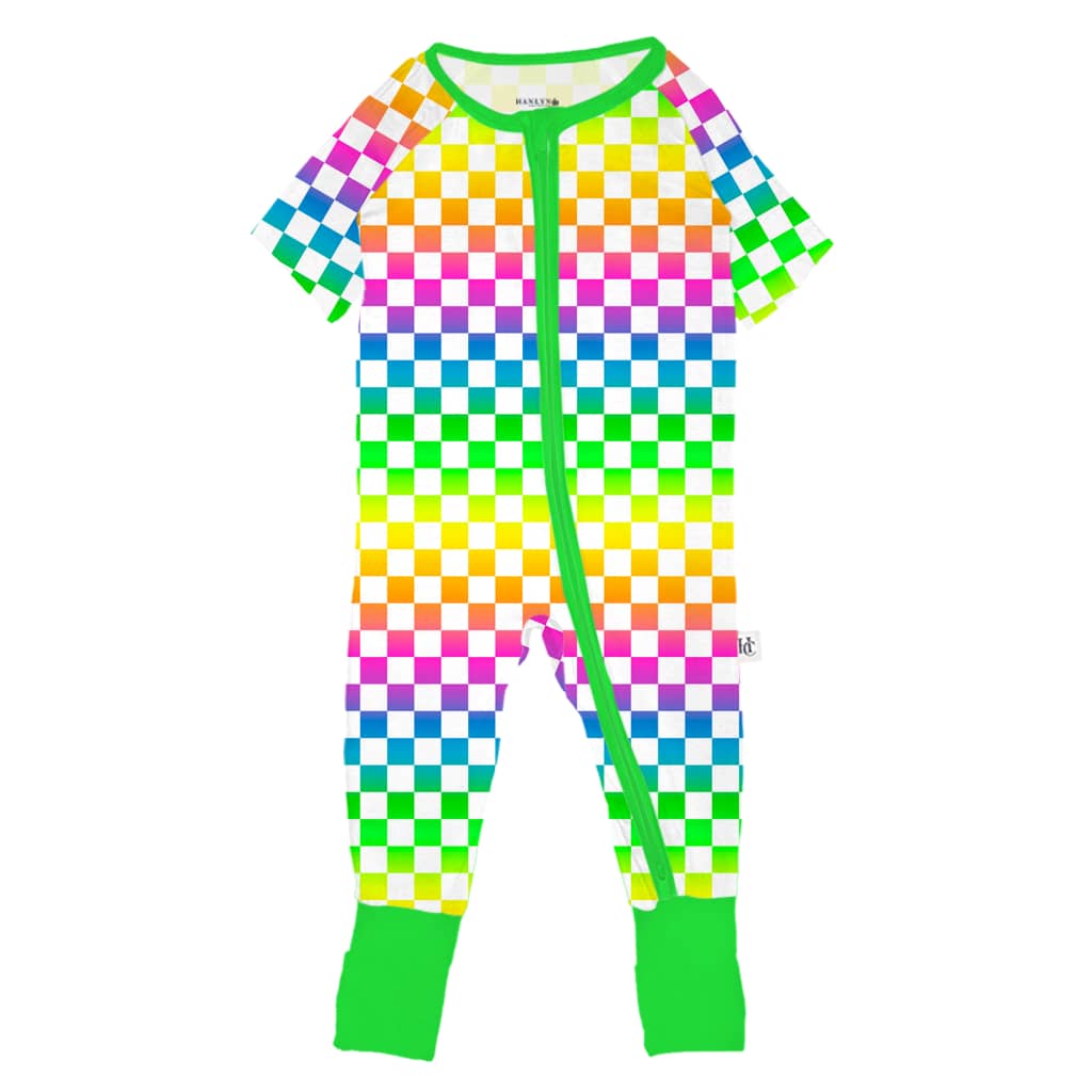 Checkmate Short Sleeve Rompsie