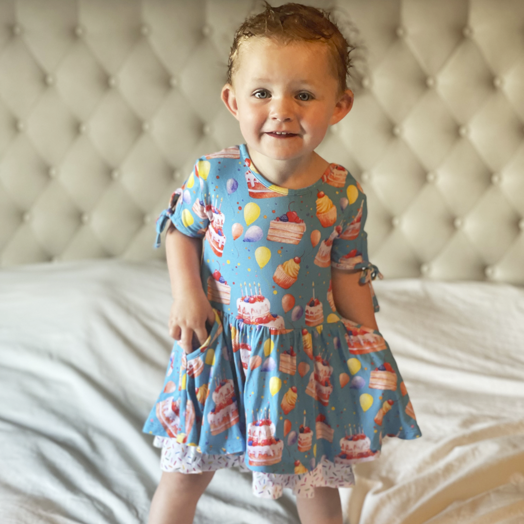 My Birthday Suit Casual Twirl Dress