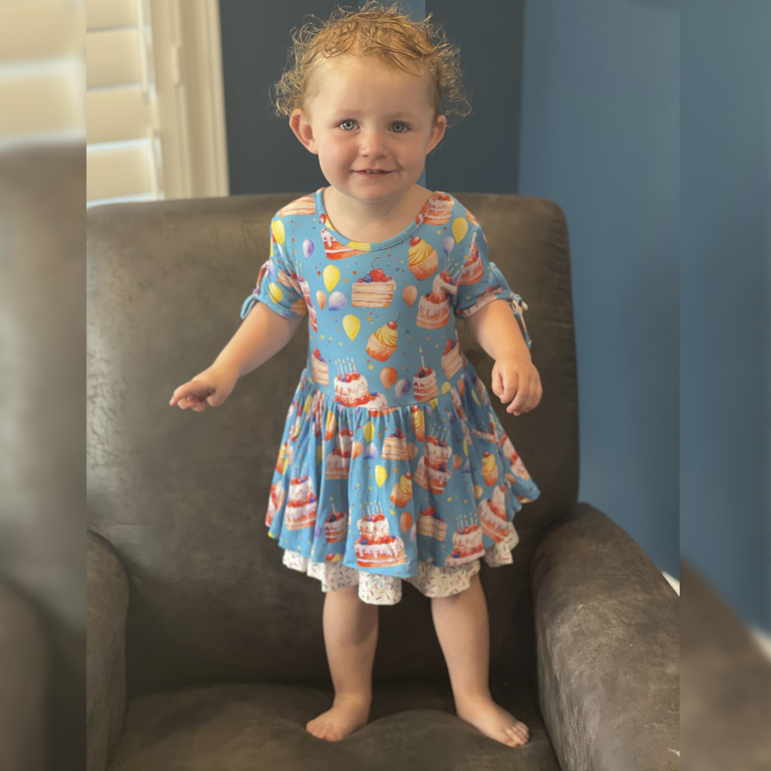 My Birthday Suit Casual Twirl Dress