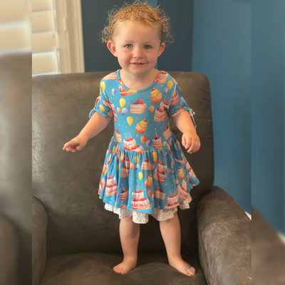 My Birthday Suit Casual Twirl Dress