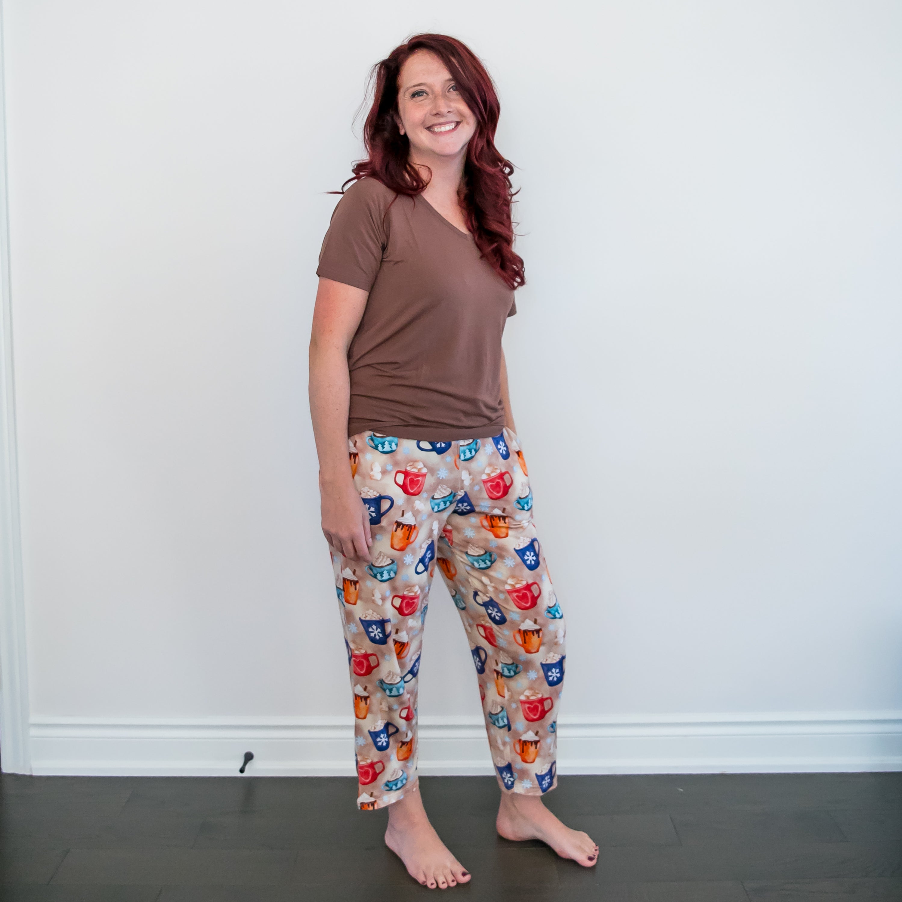 Wake me up before you Cocoa- Ladies CAPRI Loungie pants
